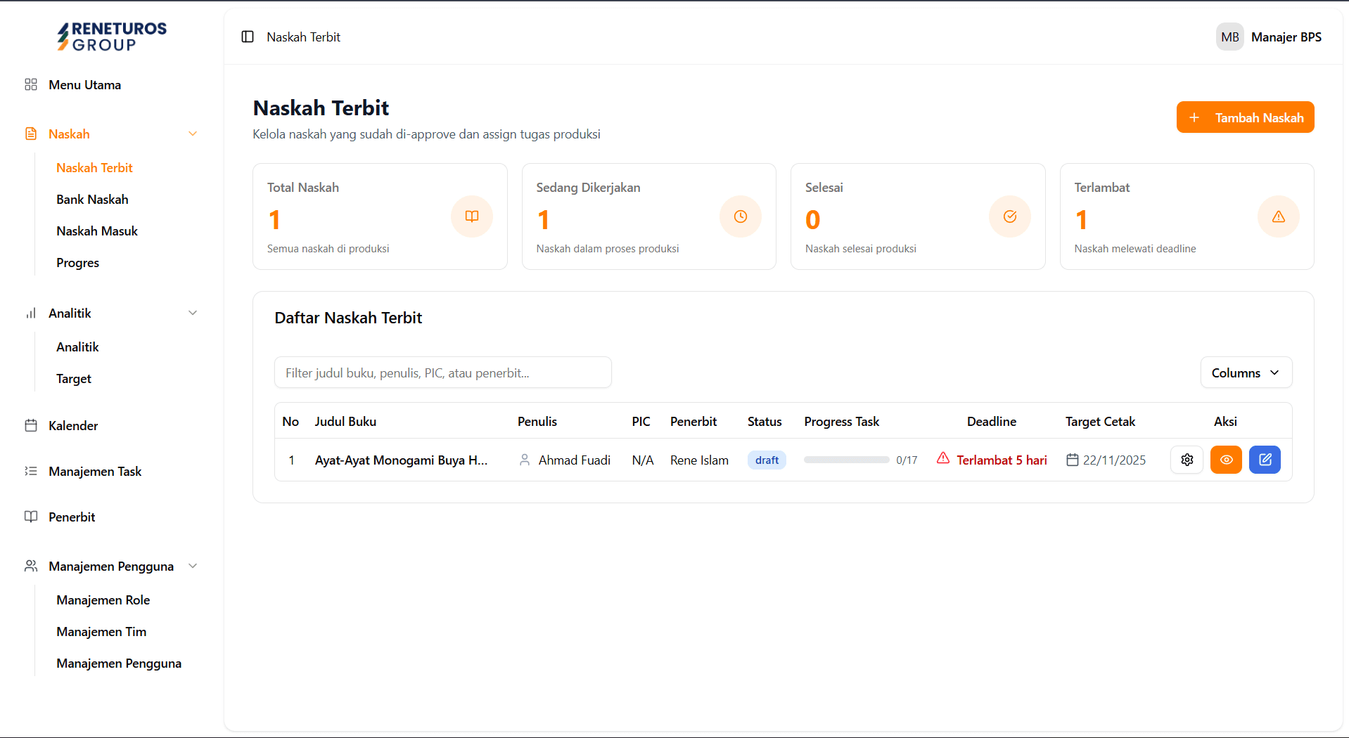 BPS – Book Publishing Management System image 3